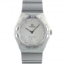 Ladies Omega Constellation 13110286055001 Steel case with MOP Diamond dial