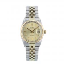 Gents Rolex DateJust  16013 18ct Yellow Gold   Stainless Steel case with Gilt dial