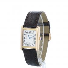 Ladies Cartier 3168 18ct Yellow Gold Stainless Steel case with Silver dial