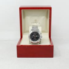 Gents Tudor Chronautic 79380 Steel case with Black dial