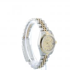 Ladies Rolex DateJust 69173 18ct Yellow Gold   Stainless Steel case with Gilt   Diamond dial