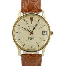 Gents Omega Constellation 198003 18ct Yellow Gold case with Gilt dial