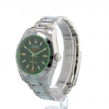 Gents Rolex Milgauss 116400GV Steel case with Black dial