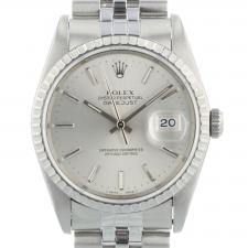 Gents Rolex Datejust 16220 Steel case with Silver dial