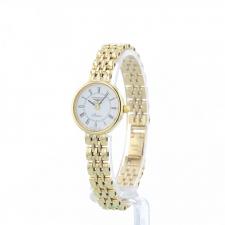 Ladies Longines Presence   9ct Yellow Gold  case with White dial