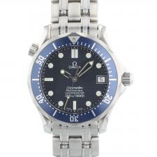 Gents Omega Seamaster 300 2551.80.00 Stainless Steel case with Blue Wave dial