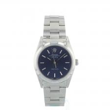 Gents Rolex Air King 14000 Steel case with Blue dial