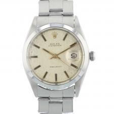 Gents Rolex Precision 6694 Steel case with Silver dial