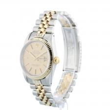 Gents Rolex Datejust 16233 18ct Yellow Gold   Stainless Steel case with Champagne Jubilee dial