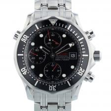 Gents Omega Seamaster 213.30.42.40.01.001 Stainless Steel case with Black Wave dial