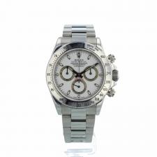 Gents Rolex Daytona 116520 Steel case with White dial