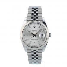 Gents Rolex Datejust 41 126334 Stainless Steel case with Silver dial