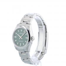 Ladies Rolex Oyster Perpetual 31 277200 Stainless Steel case with Green dial