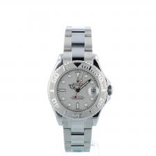 Ladies Rolex Yacht-Master 168622 Steel case with Silver dial