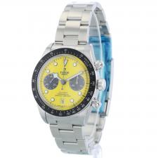 Gents Tudor Black Bay Chrono 39 79310N Steel case with Yellow dial