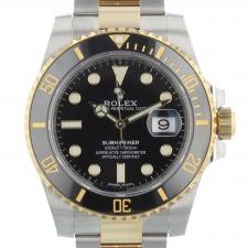 Gents Rolex Submariner Date 116613LN 18ct Yellow Gold   Stainless Steel case with Black dial