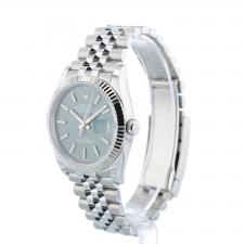 Gents Rolex DateJust 36 126234 Stainless Steel case with Mint Green dial