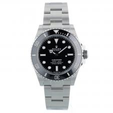 Gents Rolex Submariner Non Date 124060 Stainless Steel case with Black dial