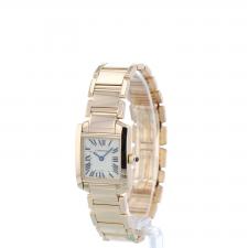 Ladies Cartier Tank Francaise 2793 18ct Rose Gold case with Cream dial