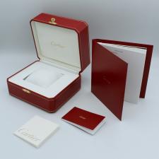 Ladies Cartier Tank Anglaise 3485 Steel case with Silver dial