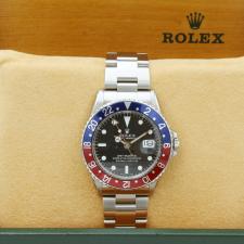 Gents Rolex GMT Master 1675 Steel case with Black dial