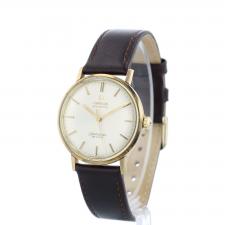 Gents Omega Seamaster De ville . 9 CT case with White dial