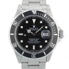 Gents Rolex Submariner Date 16610 Steel case with Black dial