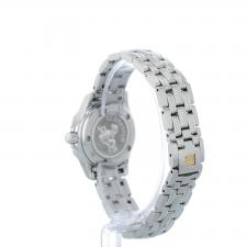 Ladies Omega  21230286101001 Steel case with Black Wave dial