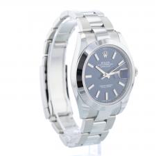 Gents Rolex Datejust 41 126300 Stainless Steel case with Blue dial