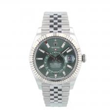 Gents Rolex Sky Dweller 336934 Steel case with Green dial