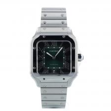 Gents Cartier Santos WSSA0062 Steel case with Green dial