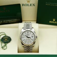 Gents Rolex Datejust 41 126334 Stainless Steel case with Silver dial