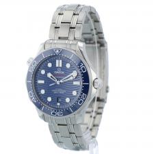 Gents Omega Seamaster 21030422003001 Steel case with Blue Wave dial