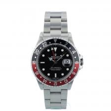 Gents Rolex GMT Master II 16710 Steel case with Black dial