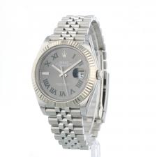 Gents Rolex Datejust 41 126334 Steel case with Wimbledon dial