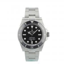 Gents Rolex Submariner Non Date 124060 Steel case with Black dial