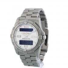 Gents Breitling Aerospace Avantage E7936210 Titanium case with Silver dial