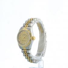 Ladies Rolex DateJust 69173 18ct Yellow Gold   Stainless Steel case with Champagne Diamond Set dial