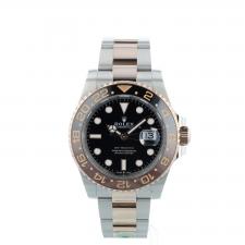 Gents Rolex GMT Master II 126711CHNR 18ct Rose Gold   Stainless Steel case with Black dial