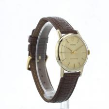 Gents Tudor Dress   9 CT case with Gilt dial