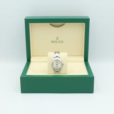 Ladies Rolex Oyster Perpetual 276200 Steel case with Silver dial