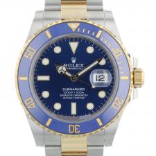 Gents Rolex Submariner Date 126613LB 18ct Yellow Gold   Stainless Steel case with Blue dial