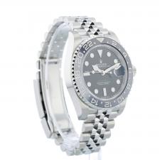 Gents Rolex GMT Master II 126710GRNR Stainless Steel case with Black dial
