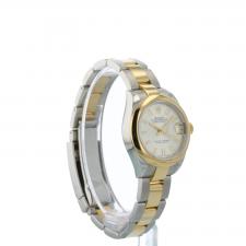 Ladies Rolex Datejust 279163 18ct Yellow Gold   Stainless Steel case with Silver dial