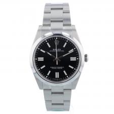Gents Rolex Oyster Perpetual 41 124300 Stainless Steel case with Black dial