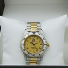 Gents Tag Heuer Professional 974.013-2 Gold Plated Stainless Steel case with Gilt dial