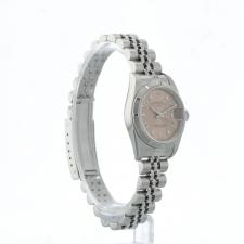 Ladies Rolex Oyster Perpetual Date 79160 Steel case with Salmon dial