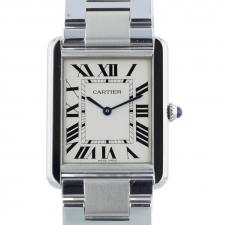 Gents Cartier Tank Solo 3169 Steel case with Silver dial