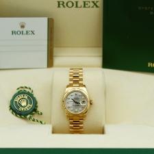 Ladies Rolex DateJust 179178 18ct Yellow Gold case with MOP Diamond dial
