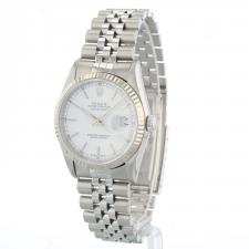 Gents Rolex DateJust 16234  case with White dial